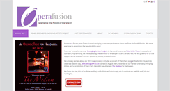 Desktop Screenshot of operafusion.org